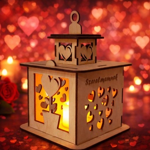 Valentin Szerelmemnek - Mécsestartó, Otthon & Életmód, Gyertya, illat, aroma, Mécses és mécsestartó, , MESKA