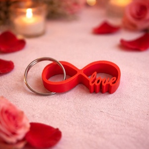 3D Forever Love - Kulcstartó, Táska & Tok, Kulcstartó & Táskadísz, Kulcstartó, , MESKA