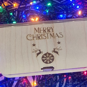 Pénzátadó Doboz Merry Christmas - Meska.hu