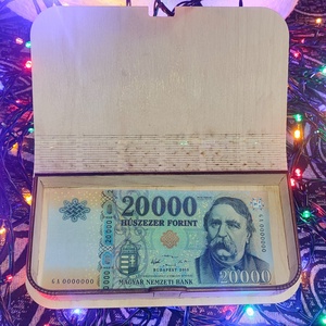 Pénzátadó Doboz Merry Christmas - otthon & életmód - papír, írószer - ajándékozás kellékei - pénzátadó doboz - Meska.hu