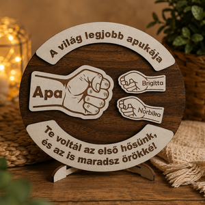 Apák Napi Dísz - Meska.hu