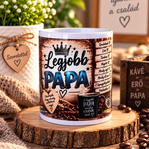 Legjobb Papa Bögre - otthon & életmód - konyhafelszerelés, tálalás - tálalás - bögre & csésze - Meska.hu