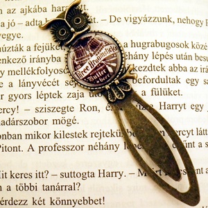 Harry Potter, Három Seprű kocsma cégéres, baglyos csiptetős könyvjelző - otthon & életmód - papír, írószer - Meska.hu