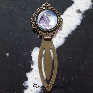 Sárkány a holdon csiptetős könyvjelző - könyv & zene - könyvjelző - Meska.hu