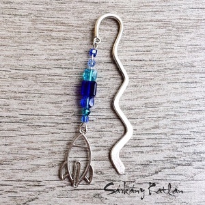 Irány a végtelen fűzött könyvjelző - könyv & zene - könyvjelző - Meska.hu