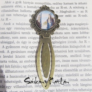 A Gyűrűk Ura, Argonath, Királyok kövei csiptetős könyvjelző - könyv & zene - könyvjelző - Meska.hu