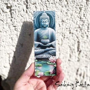Buddha karton könyvjelző - Meska.hu