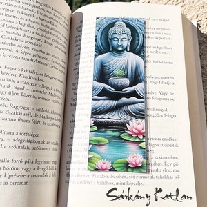 Buddha karton könyvjelző - könyv & zene - könyvjelző - Meska.hu