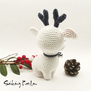 Horgolt karácsonyi szarvas - játék & sport - plüssállat & játékfigura - más figura - Meska.hu