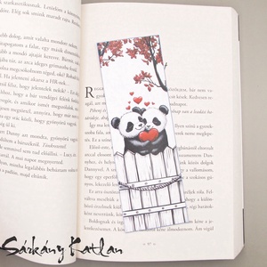 Szerelmes állatkák karton könyvjelző - könyv & zene - könyvjelző - Meska.hu