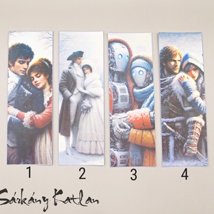 Szerelmesek karton könyvjelző - könyv & zene - könyvjelző - Meska.hu