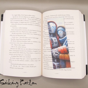 Szerelmesek karton könyvjelző - könyv & zene - könyvjelző - Meska.hu