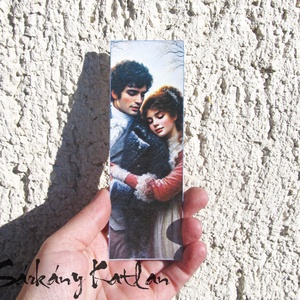 Szerelmesek karton könyvjelző - Meska.hu