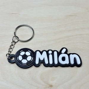 Névre szóló Focis kulcstartó - Meska.hu