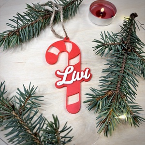 Egyedi Neves karácsonyfadísz, Karácsony, Karácsonyi lakásdekoráció, Karácsonyfadíszek, Mindenmás, MESKA