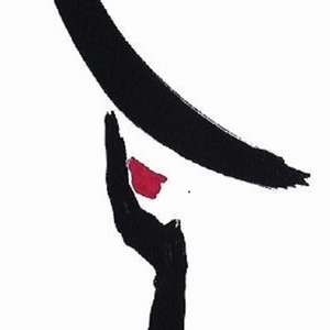 Nő kalapban - egyedi, kézzel festett nyírfa magazin- vagy irattartó, Otthon & Életmód, Dekoráció, Dísztárgy, Festett tárgyak, Festészet, MESKA