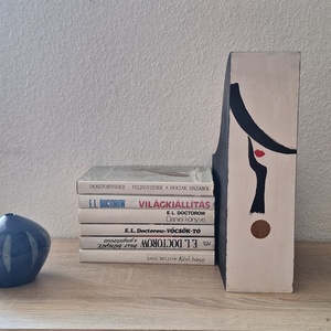 Nő kalapban - egyedi, kézzel festett nyírfa magazin- vagy irattartó - otthon & életmód - dekoráció - dísztárgy - Meska.hu