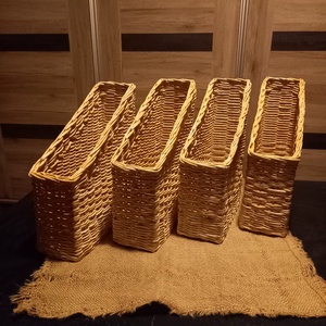 Mappa papírfonással világos színben - otthon & életmód - tárolás & rendszerezés - tárolókosár - Meska.hu