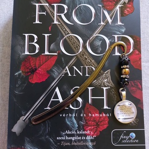 Vérből és hamuból (From blood and ash) Könyvjelző - könyv & zene - könyvjelző - Meska.hu