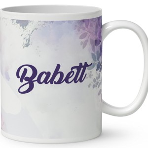 Névvel kérhető - Levendulás manó ajándékkal mintás bögre - otthon & életmód - konyhafelszerelés, tálalás - tálalás - bögre & csésze - Meska.hu