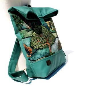 SuziartBag Zöld fás hátizsák - táska & tok - kézitáska & válltáska - válltáska - Meska.hu