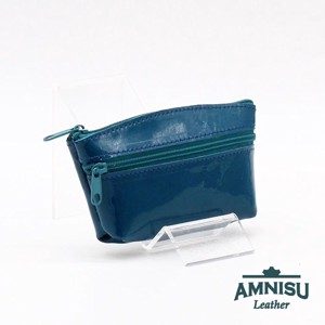 Türkiz lakk kettő cipzáras kulcstartó B7004 - táska & tok - kulcstartó & táskadísz - kulcstartó - Meska.hu