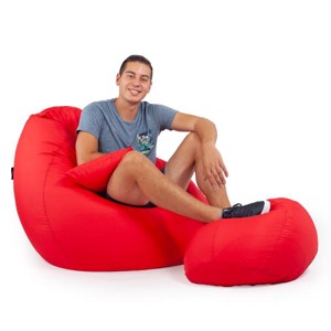 Piros ALL IN Kültéri XXL Babzsákfotel Garnitúra, , , MESKA