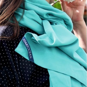 TÜRKIZ BASIC ILLATSÁL - SMARAGD VILÁG - ruha & divat - sál, sapka, kendő - sál - Meska.hu