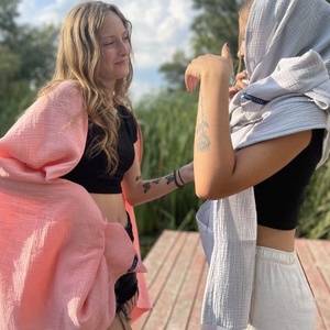 Szikrázó korall rózsaszín nyári rejteksál - ruha & divat - sál, sapka, kendő - sál - Meska.hu