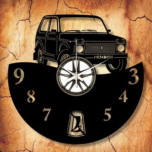 LADA 1200-es bakelit óra, saját rendszámmal -  - Meska.hu