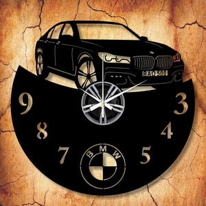BMW-s bakelit órák, saját rendszámmal, vagy felirattal, Otthon & Életmód, Falióra & óra, Dekoráció, Fali és függő dekoráció, Mindenmás, Újrahasznosított alapanyagból készült termékek, MESKA