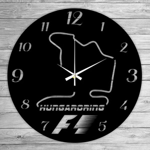 HUNGARORING bakelit óra, Otthon & Életmód, Falióra & óra, Dekoráció, Fali és függő dekoráció, Mindenmás, Újrahasznosított alapanyagból készült termékek, MESKA