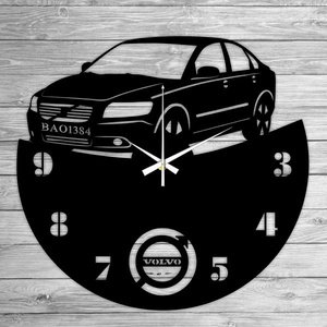 VOLVO bakelit óra, Otthon & Életmód, Falióra & óra, Dekoráció, Fali és függő dekoráció, Mindenmás, Újrahasznosított alapanyagból készült termékek, MESKA