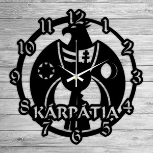 KÁRPÁTIA bakelit óra, Otthon & Életmód, Falióra & óra, Dekoráció, Fali és függő dekoráció, Mindenmás, Újrahasznosított alapanyagból készült termékek, MESKA