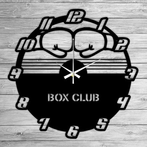 BOX CLUB bakelit falióra, Otthon & Életmód, Falióra & óra, Dekoráció, Fali és függő dekoráció, Mindenmás, Újrahasznosított alapanyagból készült termékek, MESKA