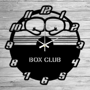 BOX CLUB bakelit falióra, Otthon & Lakás, Falióra & óra, Dekoráció, Fali és függő dekoráció, Mindenmás, Újrahasznosított alapanyagból készült termékek, Meska