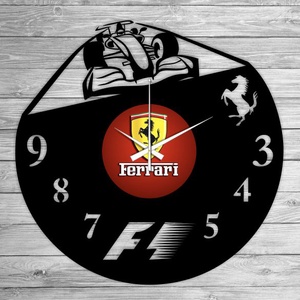 FORMA 1 - Ferrari óra, Otthon & Életmód, Falióra & óra, Dekoráció, Fali és függő dekoráció, Mindenmás, Újrahasznosított alapanyagból készült termékek, MESKA