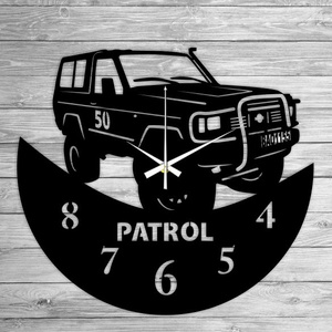 PATROL bakelit falióra, Otthon & Életmód, Falióra & óra, Dekoráció, Fali és függő dekoráció, Mindenmás, Újrahasznosított alapanyagból készült termékek, MESKA