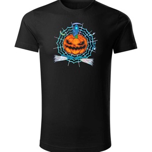 Halloween Tök UV fény alatt és sötétben is világító férfi póló - Meska.hu