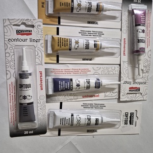 kontúrozó akril festék - Meska.hu