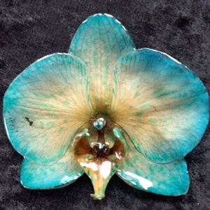 Lepke Orchidea kitűző és medál egyben, Ékszer, Kitűző és Bross, Kitűző, Ékszerkészítés, MESKA