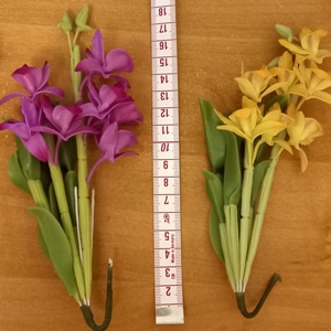 Agyag orchidea - kellékek & szerszámok - dekorációs kellékek - egyéb kellékek - Meska.hu