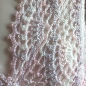 Horgolt csipke vállkendő - ruha & divat - sál, sapka, kendő - vállkendő - Meska.hu