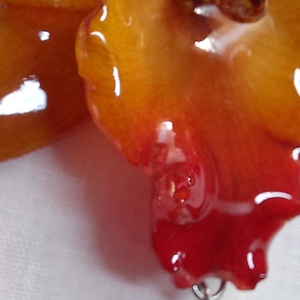  Orchidea virág nyaklánc  - ékszer - nyaklánc - hosszú nyaklánc - Meska.hu