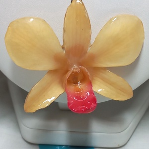  Orchidea virág nyaklánc és fülbevaló, Ékszer, Ékszerszett, Ékszerkészítés, MESKA