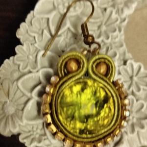 Karácsonyi fülbevaló  - ékszer - fülbevaló - lógó fülbevaló - Meska.hu