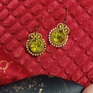 Karácsonyi fülbevaló  - ékszer - fülbevaló - lógó fülbevaló - Meska.hu