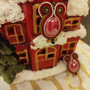 Karácsonyi fülbevaló  - Meska.hu