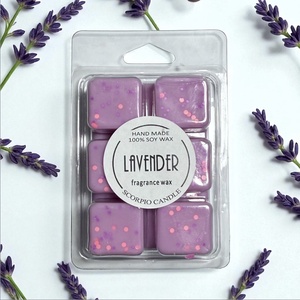 Levendulás 6 kockás illatviasz - otthon & életmód - gyertya, illat, aroma - illatviasz - Meska.hu