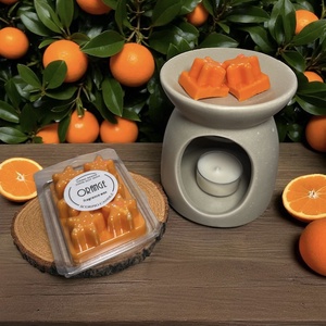 Narancsos csillag illatviasz, Otthon & Életmód, Gyertya, illat, aroma, Illatviasz, Gyertya-, mécseskészítés, MESKA